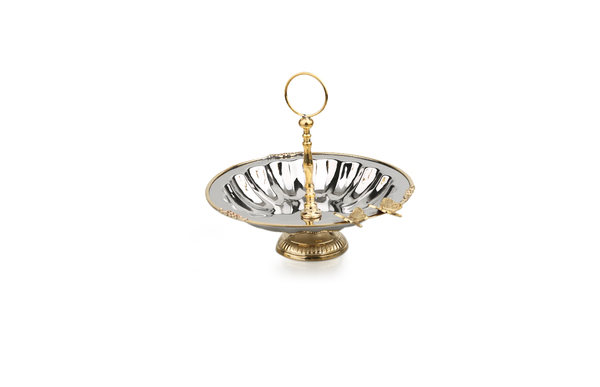 EZEM - MI 032 SİLVER GOLD BUTTERFLY ŞEKERLİK 23&15 CM